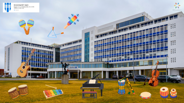 Mynd af tónleikastaðnum Sögu